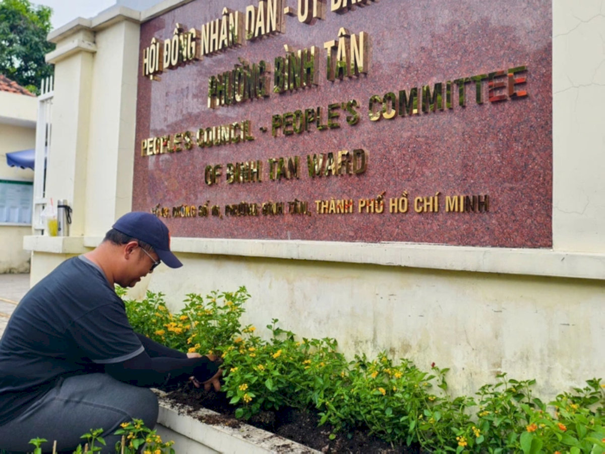 Hình ảnh Trụ sở UBND phường Bình Tân mới tại đường số 16