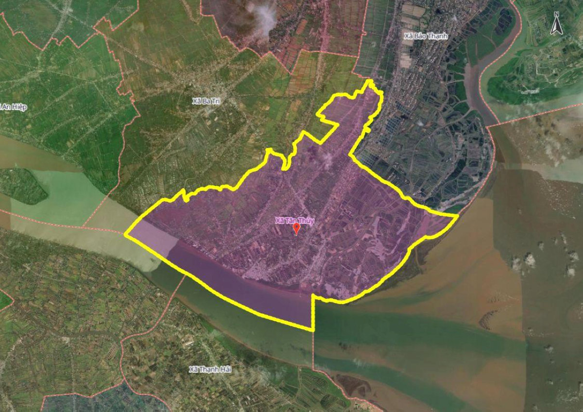 Hình ảnh bản đồ xã Tân Thủy mới