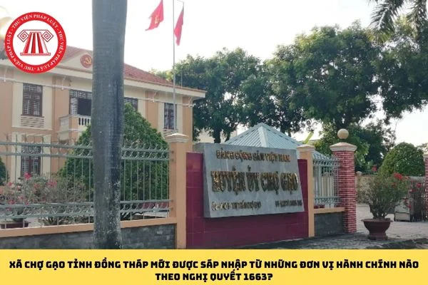Hình ảnh UBND xã Chợ Gạo sau sáp nhập