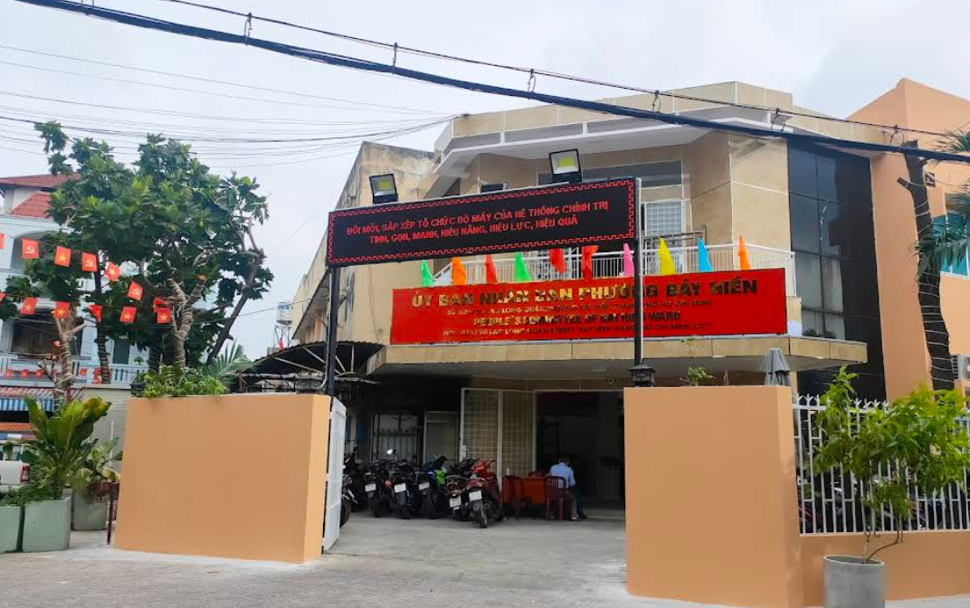Hình ảnh trụ sở UBND phường Bảy Hiền quận Tân Bình
