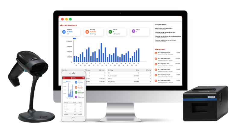 Màn hình tạo hóa đơn dịch vụ trên PosApp