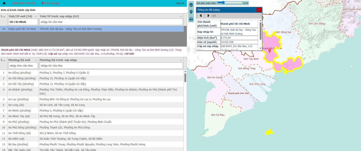 Tra cứu thông tin phường 4 quận 11 sau sáp nhập trên bản đồ số