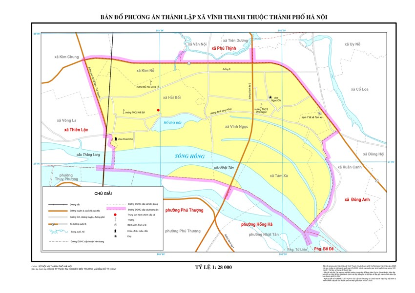 Bản đồ Xã Vĩnh Thanh mới sau sáp nhập 2025