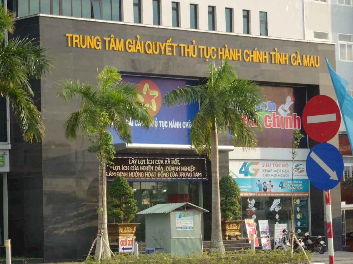Trung tâm hành chính công tỉnh Cà Mau mới
