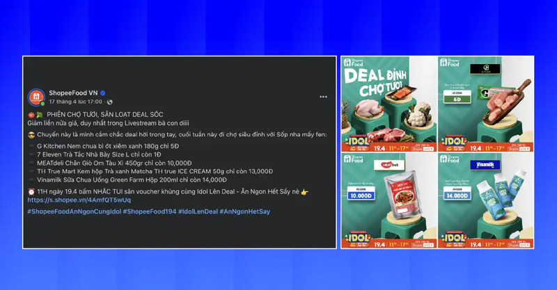 Bài đăng Facebook mang yếu tố giật tít thu hút khách hàng ngay từ tiêu đề