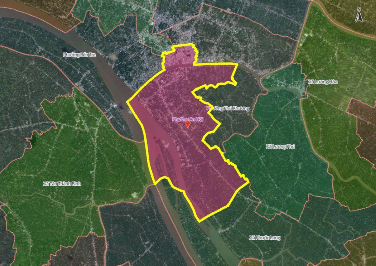 Hình ảnh bản đồ phường An Hội mới