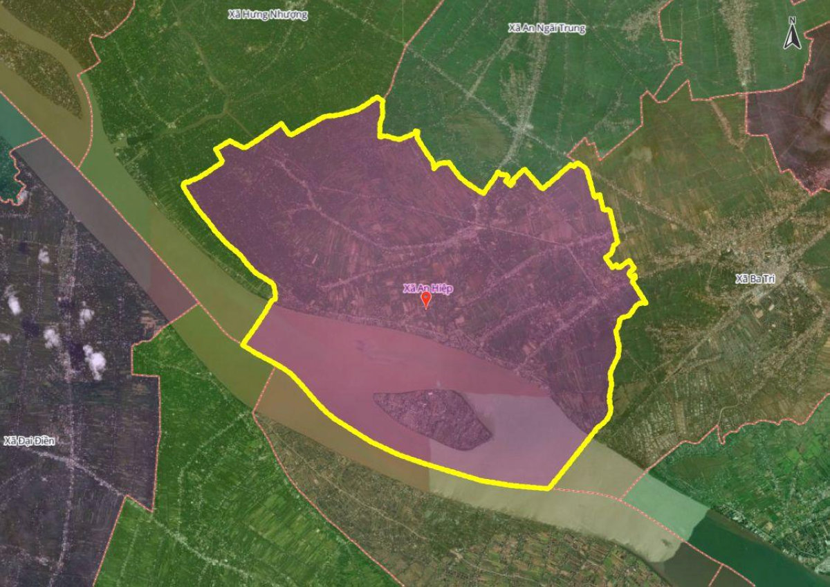 Hình ảnh bản đồ xã An Hiệp mới