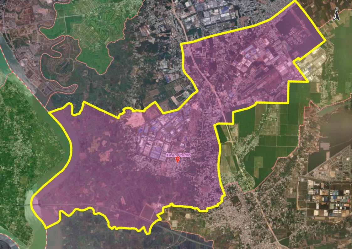 Hình ảnh bản đồ xã An Phước mới