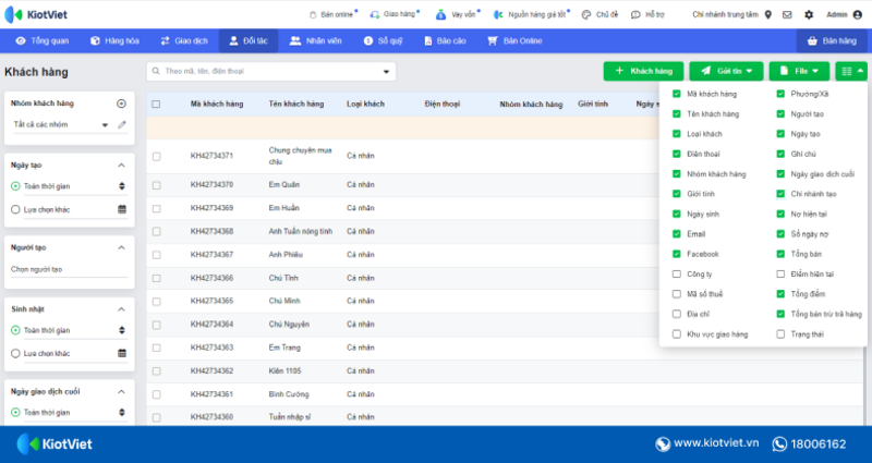Kiotviet là phần mềm quản lý bán hàng phổ biến tại Việt Nam