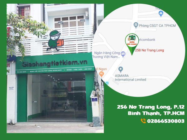 Điểm gửi hàng GHTK Nơ Trang Long Quận Bình Thạnh, TP.HCM