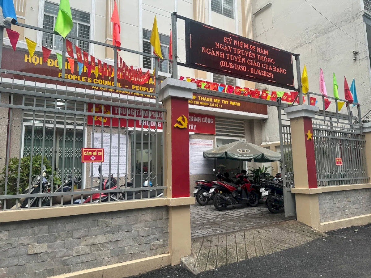 Hình ảnh Trụ sở UBND phường Thạnh Mỹ Tây